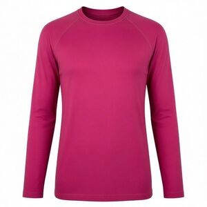 Nike Pro Combat Dri-Fit Compression Pink Long Sleeve Shirt Size Medium